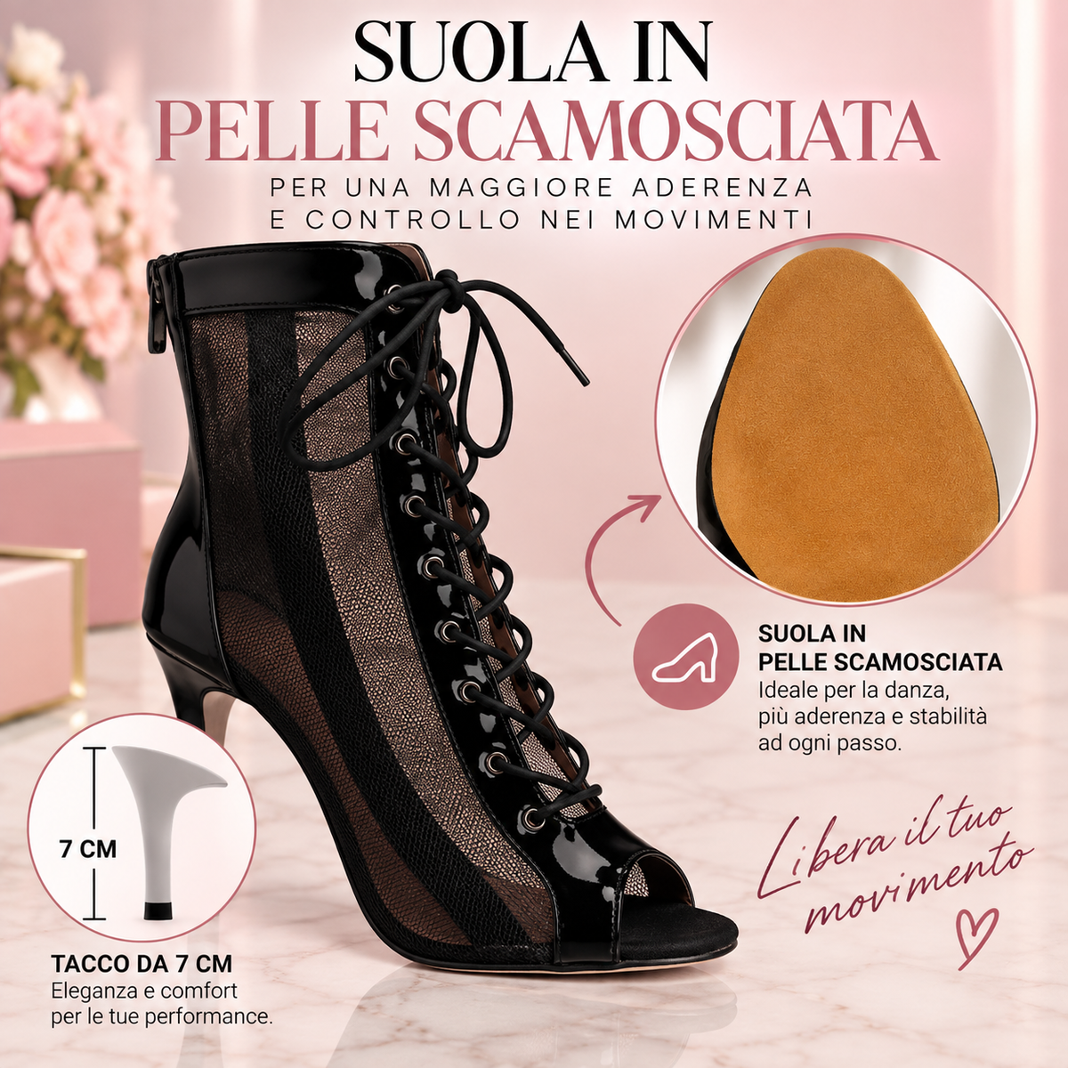 TACCHI HEELS NOIR ELEGANCE...