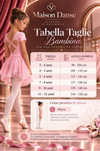 COMPLETO BAMBINA "LA BELLE DANSE"