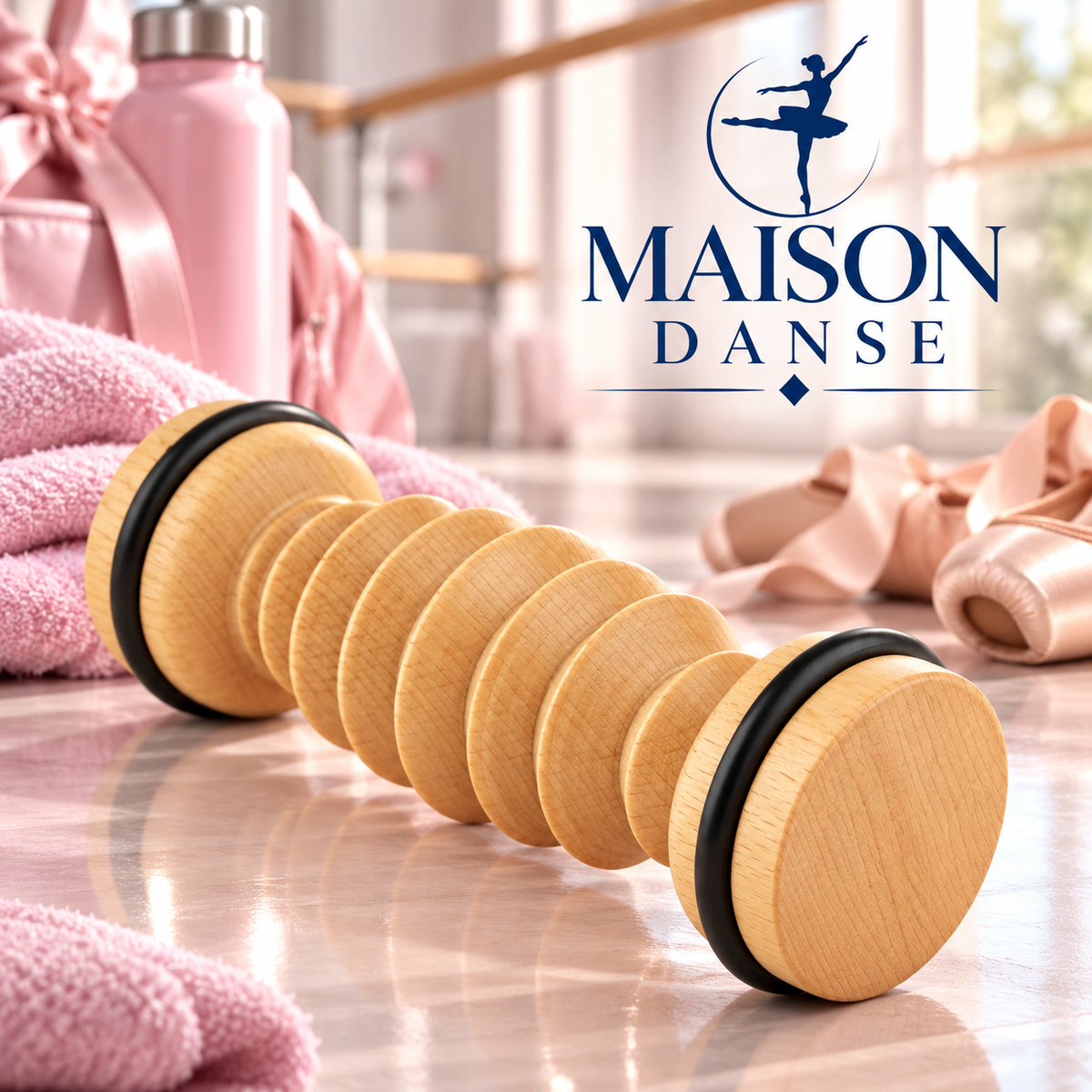 RULLO MASSAGGIANTE IN LEGNO "DANCE RECOERY"