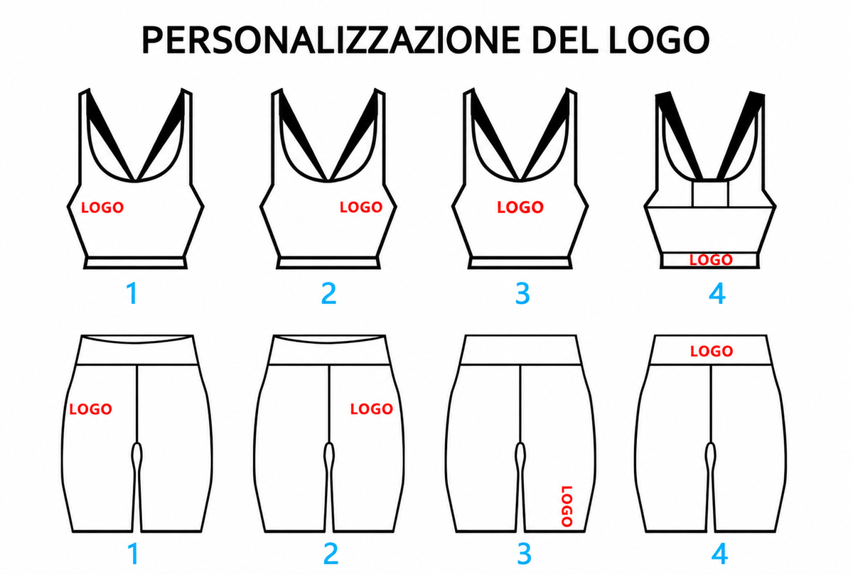 SET FITNESS 4 PEZZI PERSONALIZZABILE