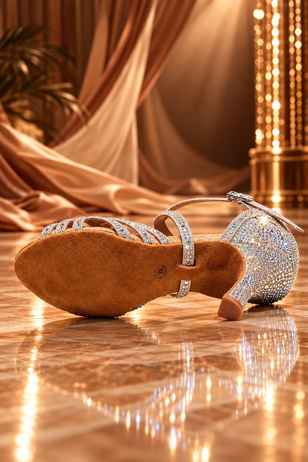 SCARPE DA BALLO LATINO CRYSTAL