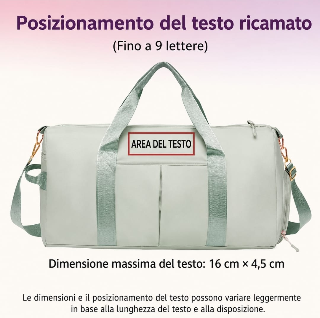 BORSONE PALESTRA PERSONALIZZABILE