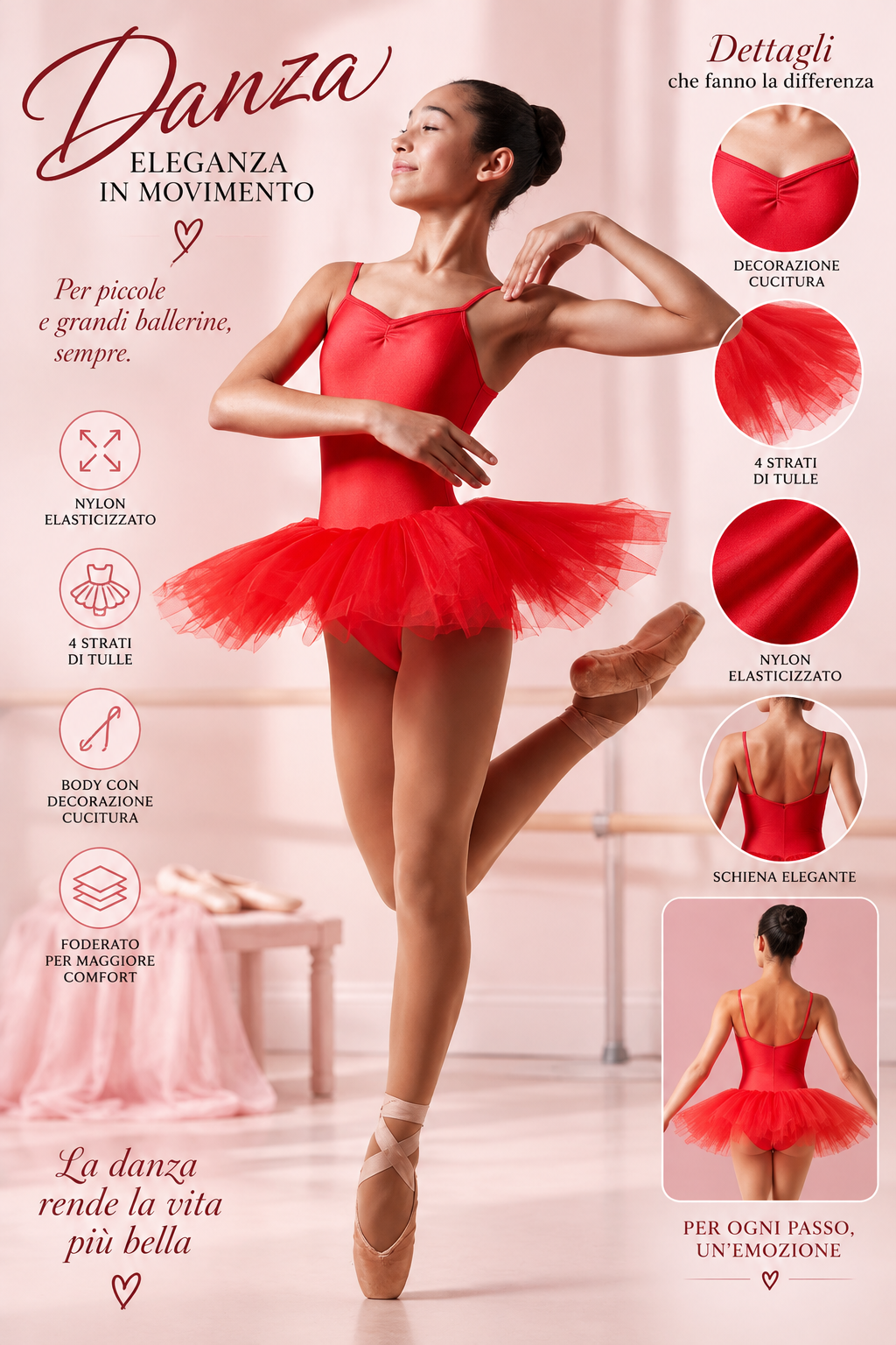 BODY DANZA CON TUTÙ