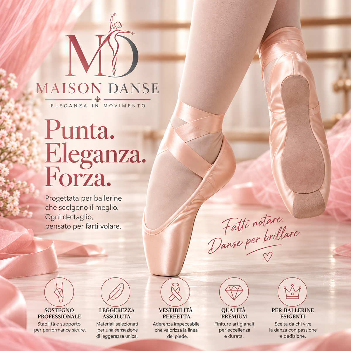 PUNTA PROFESSIONALE MAISON DANSE