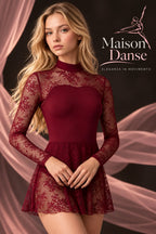 BODY IN PIZZO CON GONNELLINO- MAISON DANSE-